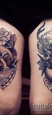 fotó tetoválásról a combon (jelentése) - példa rajz - 052