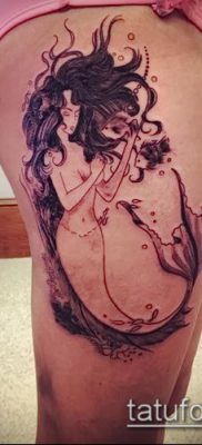 fotó tetoválásról a combon (érték) - példa rajz - 046