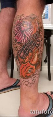 fotó a jobb lábán lévő tetoválásról, keltezés: 2018.04.16., 00001 - tetoválás a jobb lábán -