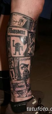 fotó a jobb lábán lévő tetoválásról, 2018. 04. 16 -án, 051. szám - tetoválás a jobb lábán -