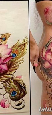 fotó a fenéken lévő tetoválásról, 2017. 09. 09. №046 - tetoválás a fenéken -