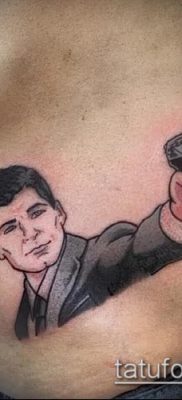 fotó a tetoválásról a hasán (jelentése) - példa rajz - 058