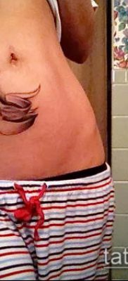 fotó a tetoválásról a hasán (jelentése) - példa rajz - 021