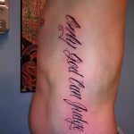 fotó tetoválás Csak isten ítélkezhet felettem 2018.11.18 №069 - tetoválás Csak isten ítélkezhet -