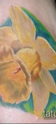 fotó egy nárcisz tetoválásról (Narcissus Tattoo) (érték) - példa rajz - 042