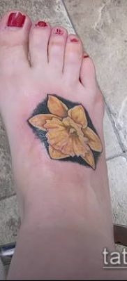 fénykép egy nárcisz tetoválásról (Narcissus Tattoo) (érték) - példa rajz - 035