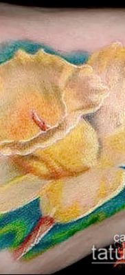 fénykép egy nárcisz tetoválásról (Narcissus Tattoo) (érték) - példa rajz - 033