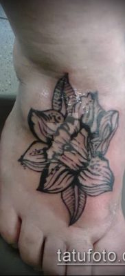 fénykép egy nárcisz tetoválásról (Narcissus Tattoo) (érték) - példa rajz - 032