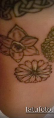 fénykép egy nárcisz tetoválásról (Narcissus Tattoo) (érték) - példa rajz - 030