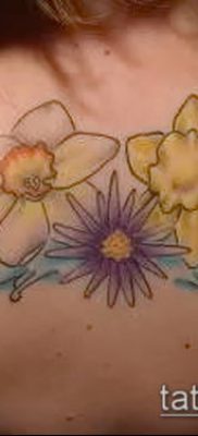 fotó egy nárcisz tetoválásról (Narcissus Tattoo) (érték) - példa rajz - 022