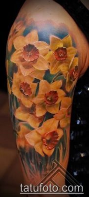 fénykép egy nárcisz tetoválásról (Narcissus Tattoo) (érték) - példa rajz - 019