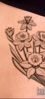 fénykép egy nárcisz tetoválásról (Narcissus Tattoo) (érték) - példa rajz - 016