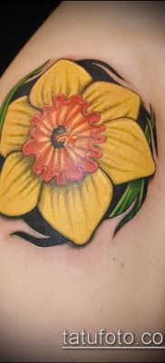 fotó egy nárcisz tetoválásról (Narcissus Tattoo) (érték) - példa rajz - 014