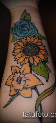 fénykép egy nárcisz tetoválásról (Narcissus Tattoo) (érték) - példa rajz - 013