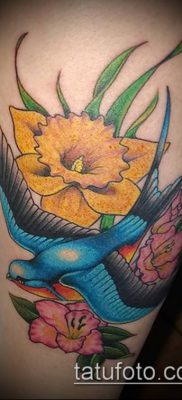 fénykép egy nárcisz tetoválásról (Narcissus Tattoo) (érték) - példa rajz - 010