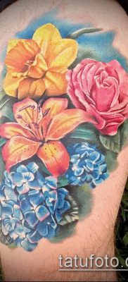 fotó egy nárcisz tetoválásról (Narcissus Tattoo) (érték) - példa rajz - 008