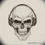 koponya fejhallgatóban zenét hallgatni