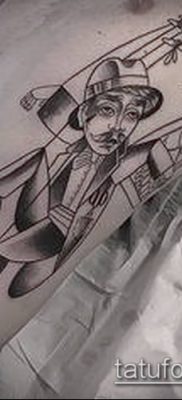 fotó egy tetováló szálról egy bábuval (tetoválás) (érték) - példa rajz - 025