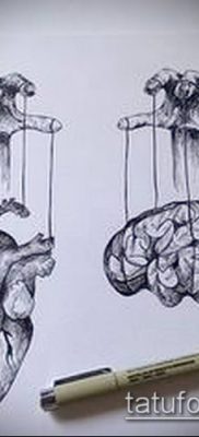 fotó egy tetováló szálról egy bábuval (tetoválás) (érték) - példa rajz - 021