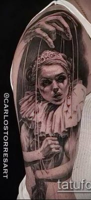 fotó egy szál tetoválásról egy bábuval (tetoválás) (érték) - példa rajz - 009