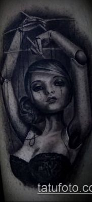 fotó egy szál tetoválásról egy bábuval (tetoválás) (érték) - példa rajz - 003