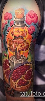 ÚJ SCHOOL TATTOOS № 285 - a kép egyedi változata, amely sikeresen használható az új iskolai realizmus átalakítására és tetoválásként való alkalmazására