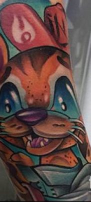 A NEW SCHOOL TATTOOS # 31 egy rajz klassz változata, amely sikeresen használható finomításra és tetoválásként történő alkalmazásra az új iskola stílusában