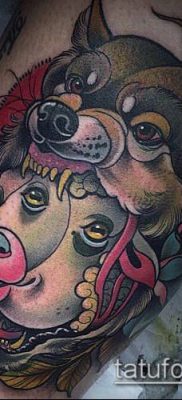 Az ÚJ ISKOLATETOVÁCIÓK # 860 a rajz méltó változata, amely sikeresen használható a férfiak új iskolai tetoválásaként történő feldolgozására és alkalmazására.