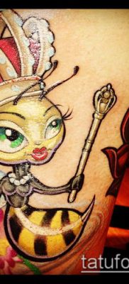 A NEW SCHOOL TATTOOS # 414 egy rajz méltó változata, amely sikeresen használható feldolgozásra és tetoválásként való alkalmazásra új iskolai realizmus