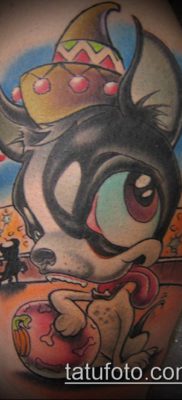 Az ÚJ ISKOLAI TETTÓK # 937 a minta érdekes változata, amely sikeresen használható új iskolai farkas átalakítására és tetoválásként történő alkalmazására.