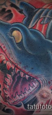 ÚJ SCHOOL TATTOOS № 329 - a kép egyedi változata, amely sikeresen használható egy új iskolai farkas finomítására és alkalmazására tetoválásként