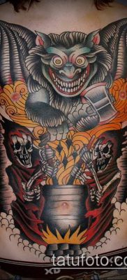 A NEW SCHOOL TATTOOS # 251 egy rajz klassz változata, amely sikeresen használható finomításra és tetoválásként történő alkalmazásra egy új iskola stílusában