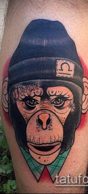 NEW SCHOOL TATTOOS # 58 - a minta érdekes változata, amely sikeresen használható új iskolai farkas megváltoztatására és tetoválására