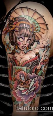 ÚJ SCHOOL TATTOOS №308 - a kép egyedi változata, amely könnyen használható a véglegesítéshez és az új iskolai tetováláshoz férfiak számára