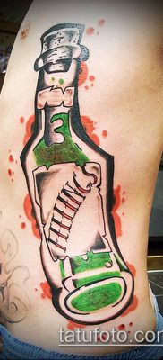 ÚJ ISKOLAI TEToválások # 377 - a kép exkluzív változata, amely jól használható feldolgozásra és tetoválásként történő alkalmazásra az új iskola stílusában