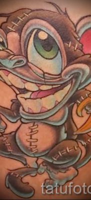 Egy majom tetoválás fotója példaként a tetoválás jelentését bemutató cikkhez - tatufoto.ru - 49