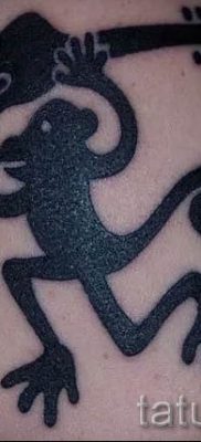 Egy majom tetoválás fotója példaként egy tetoválás jelentését bemutató cikkhez - tatufoto.ru - 40