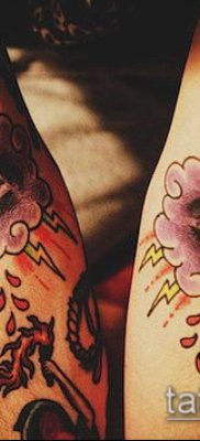 felhő tetoválás # 236 a minta hűvös változata, amely könnyen használható a felhők finomítására és felhordására, mint a nap tetoválása