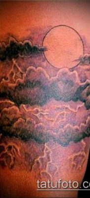 felhő tetoválás # 370 a minta hűvös változata, amely sikeresen használható a felhők háttérének feldolgozására és alkalmazására tetoválásként