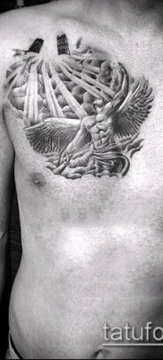 A felhő tetoválás # 308 a minta hűvös változata, amely könnyen használható felhők feldolgozására és felhordására a hátán tetoválásként