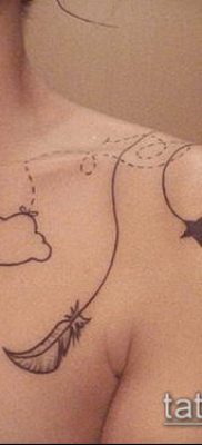 felhő tetoválás # 579 - a minta exkluzív változata, amely sikeresen használható a felhők megváltoztatására és felhordására tetoválásként