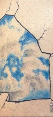 felhő tetoválás # 134 a minta egyedi változata, amely könnyen használható átalakítására és háttérfelhő tetoválásként történő alkalmazására