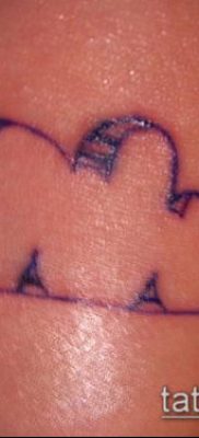 felhő tetoválás # 461 - a minta exkluzív változata, amely sikeresen használható a felhők véglegesítésére és felhelyezésére a vállán tetoválásként