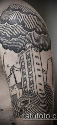 felhő tetoválás # 306 - a minta méltó változata, amely könnyen használható a felhők háttérének megváltoztatására és tetoválásként történő alkalmazására