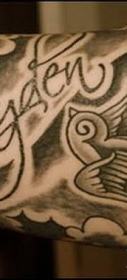 felhő tetoválás # 987 - a minta exkluzív változata, amely sikeresen használható a felhők és a csillagok tetoválására és finomítására.