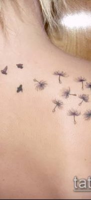 zdjęcie dmuchawca z ptakami (Dandelion Tatto) (znaczenie) - przykładowy rysunek - 058
