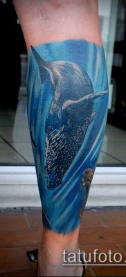 tetováló óceán 497 - a minta hűvös változata, amely jól használható feldolgozásra és tetováló tengerként történő alkalmazásra körben