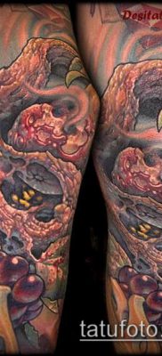 Az óceáni tetoválás # 253 a minta hűvös változata, amely jól használható átalakításra és alkalmazásra, mint egy tetováló óceán körben