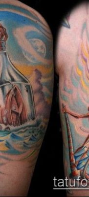 429 -es óceáni tetoválás - a minta hűvös változata, amely könnyen használható változtatáshoz és tetováláshoz tengervízként