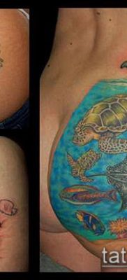 óceán tetoválás száma 647 - a minta érdekes változata, amely könnyen használható a hold és az óceán tetoválásához